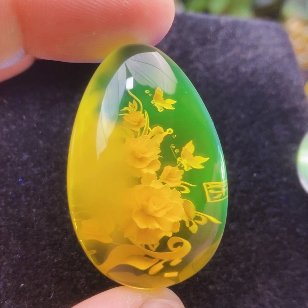 【闪购商品】金珀吊坠(不含链)未镶嵌