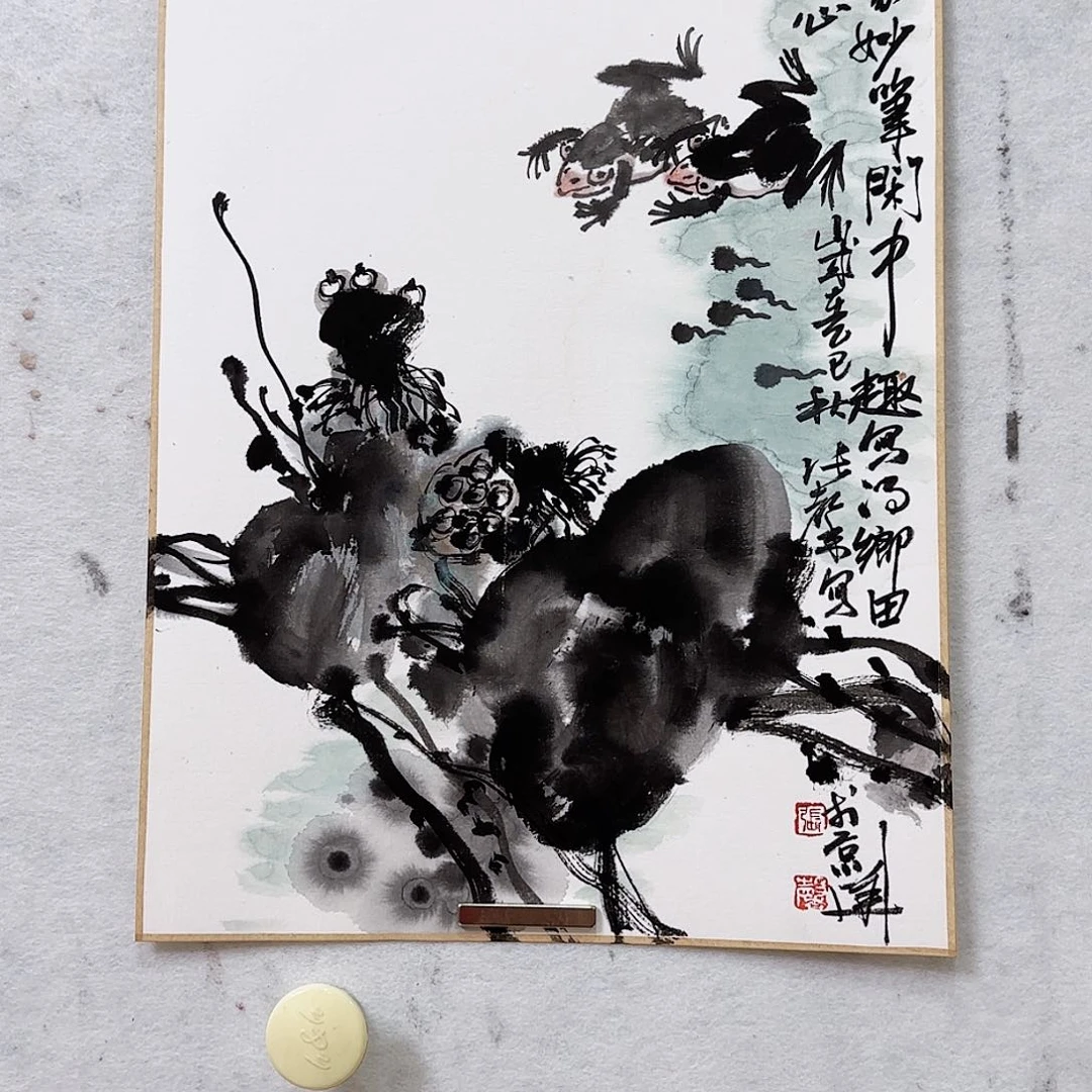 国画国画卡纸作品