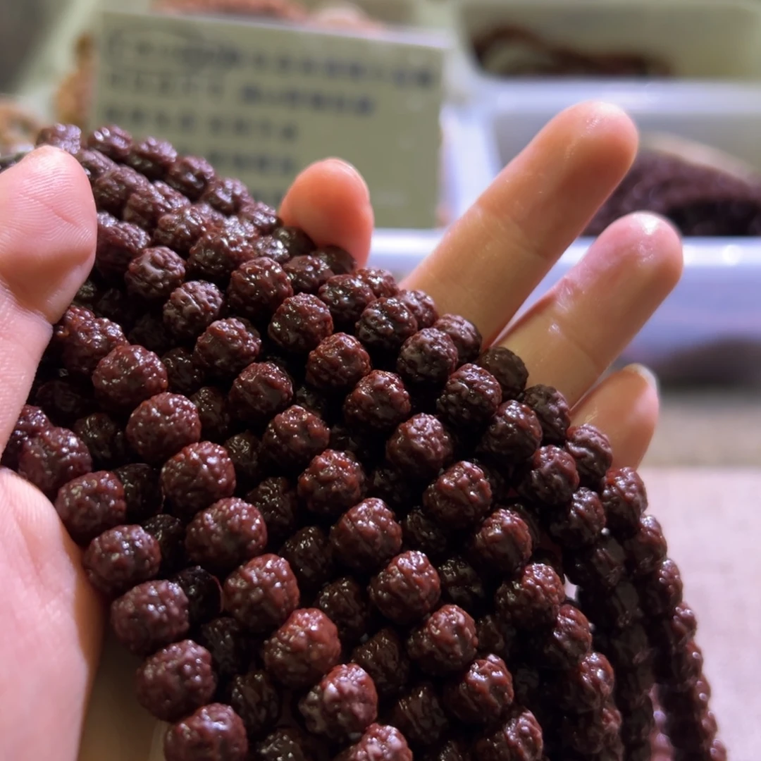 吊坠金刚菩提平头梅花小金刚108精挑去黄9+