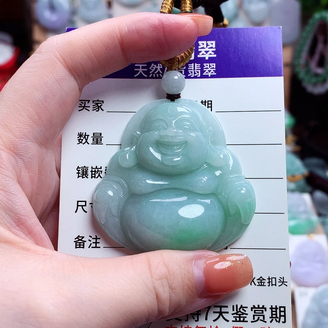 颈饰未镶嵌翡翠佛公22