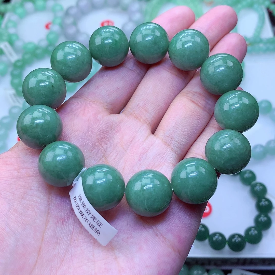 翡翠未镶嵌毛衣链卡17