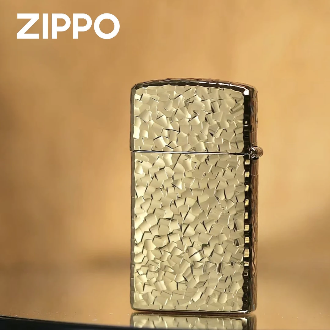 ZIPPO 打火机正品 1654B金钛碎碎冰 0691