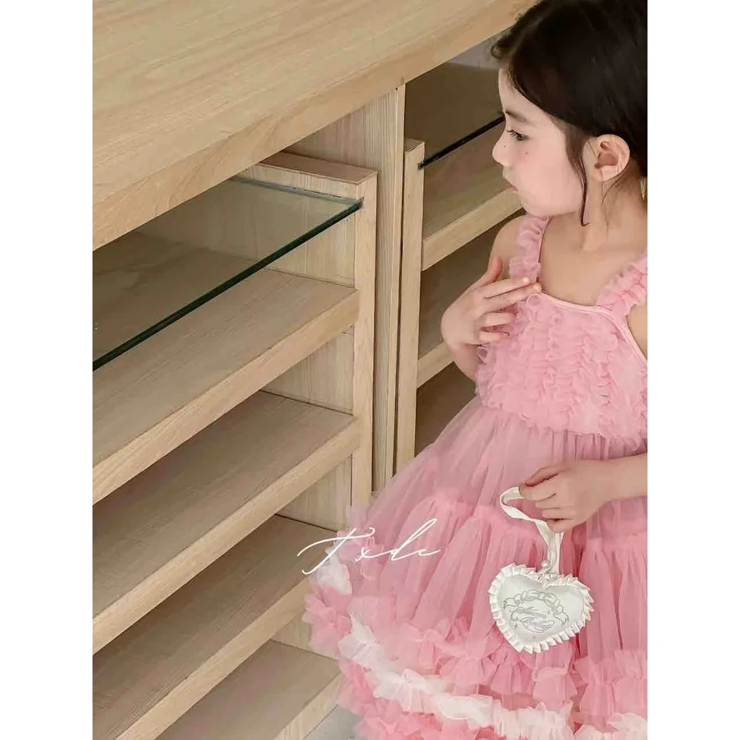 女童夏季薄款纱裙25075