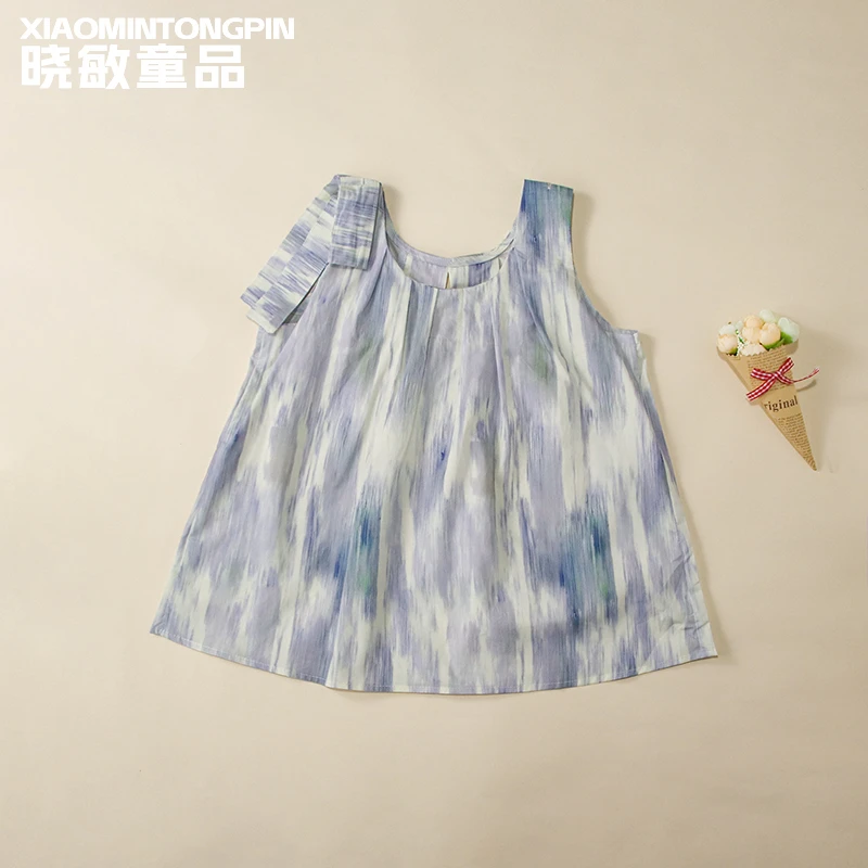 渐变无袖衬衫3C4814