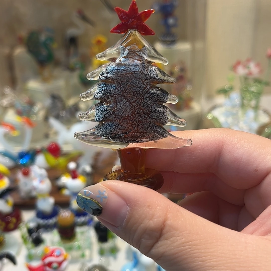 琉璃手工艺品圣诞树