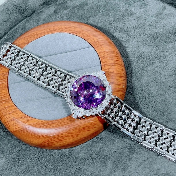 手链 【米莱轻奢】晶莹剔透 炫彩丽人 手链200紫色