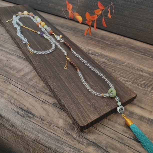 【云端漫步】合香水晶原创设计斜挎链