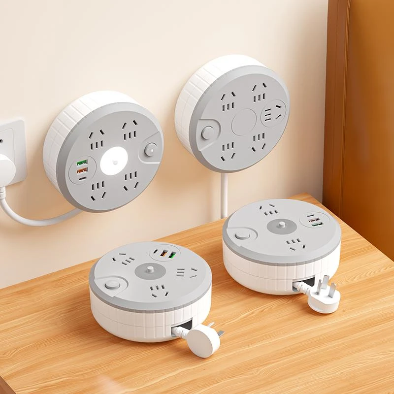 插座面板多功能智能插座家用插线板宿舍接线板拖线板三插头转多孔