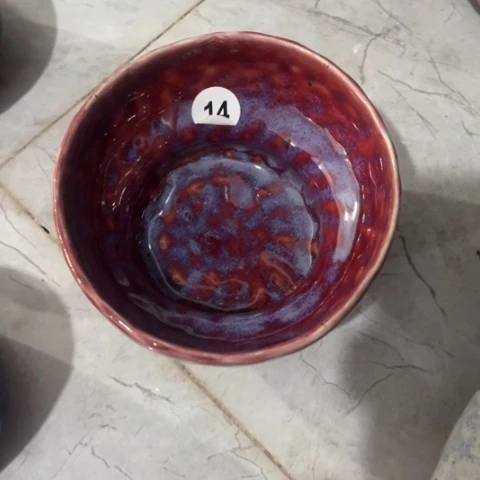 盘蓝**?手捏日式餐具壶承茶具