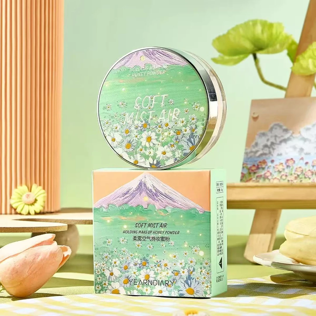 向往日记柔雾空气持妆蜜粉粉质薄透丝滑细腻自然亲肤粉体空气蜜粉