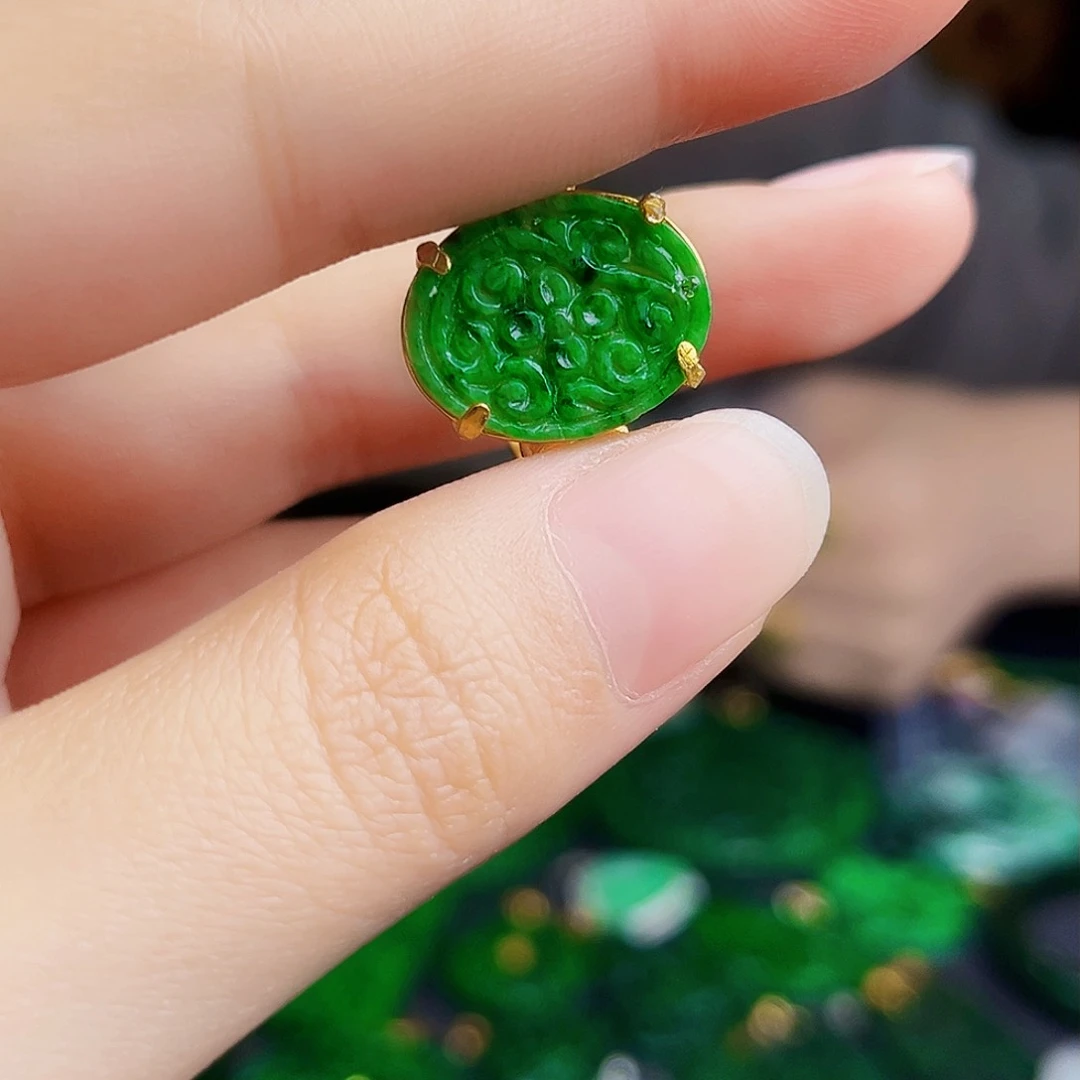 颈饰银S925镶嵌翡翠多样性