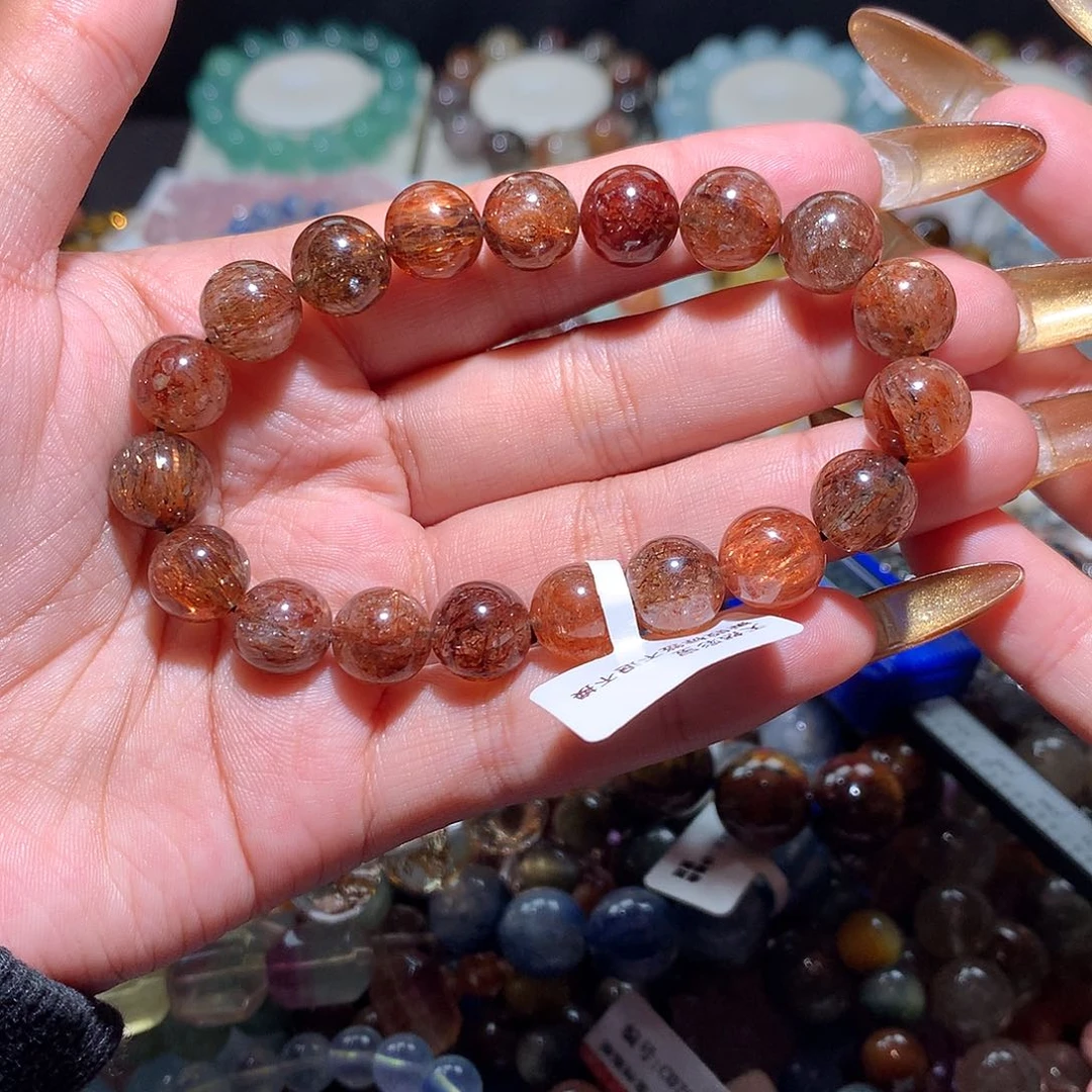 未镶嵌手链水晶烟花矿黑金超七10