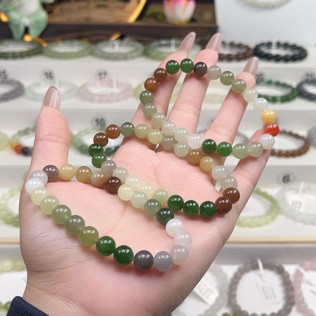 和田玉未镶嵌手链