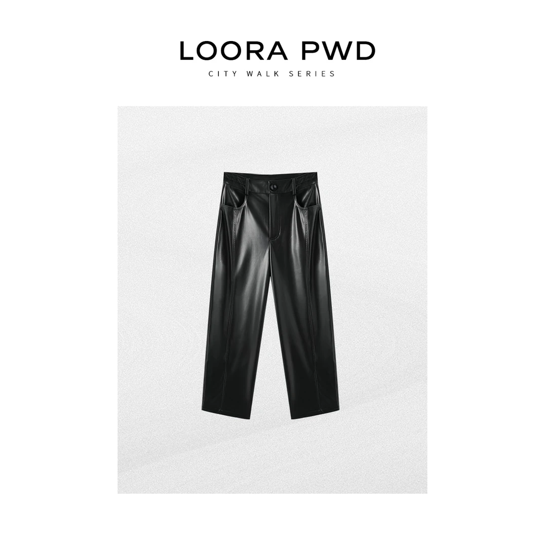 LOORAPWD/罗拉密码 秋季新款轻奢垂感直筒时装裤25CJDG0277N