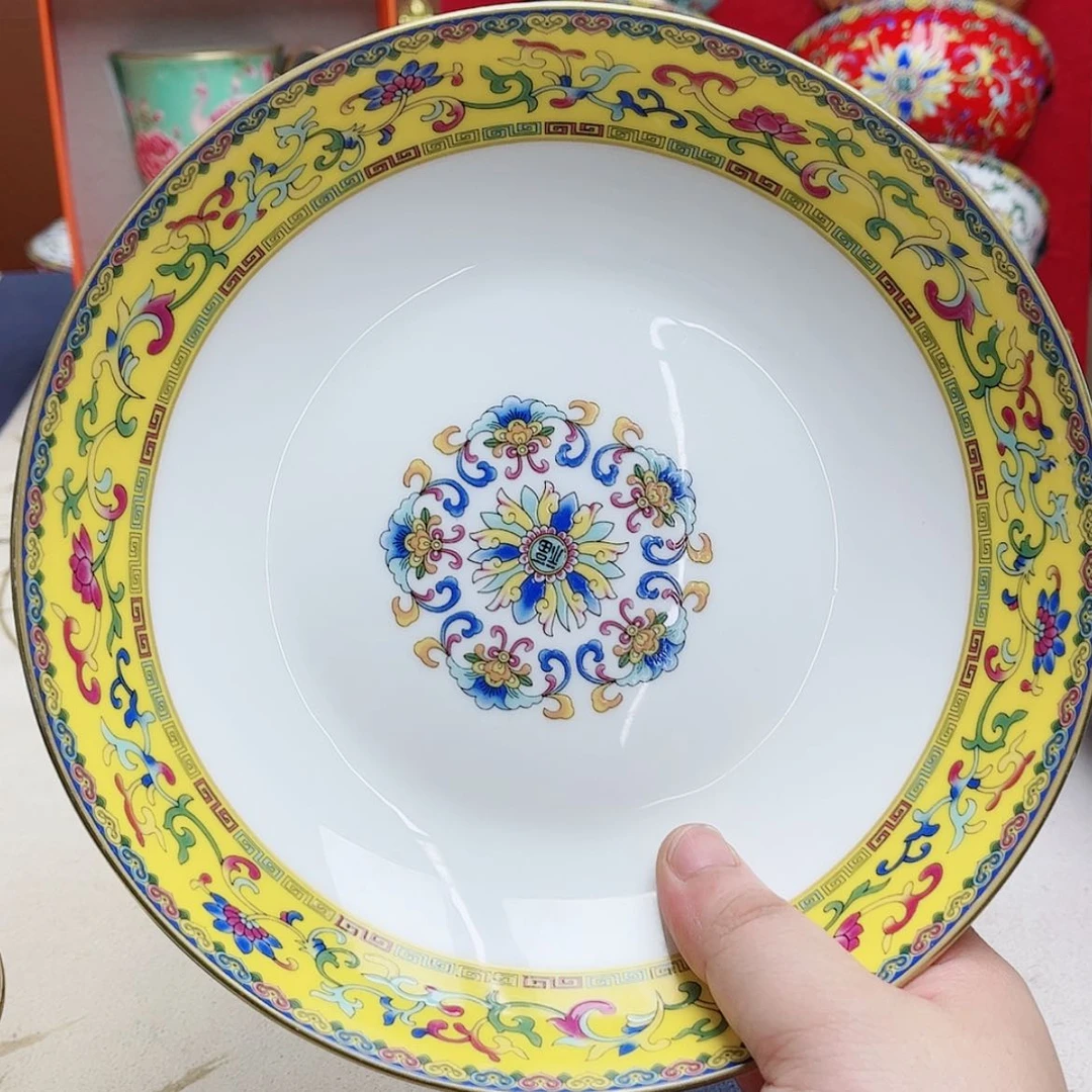 【闪购商品】珐琅8英寸6深黄。。。。。