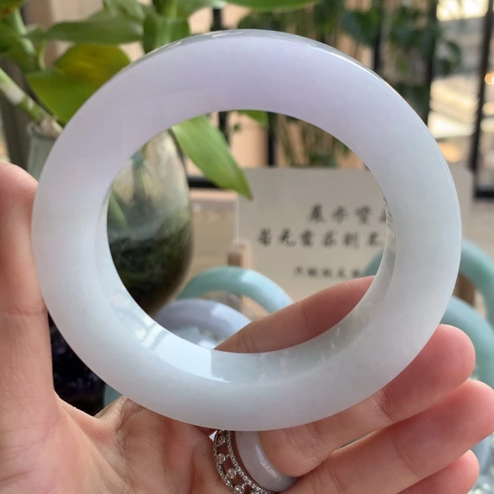 定制翡翠未镶嵌手镯57-65