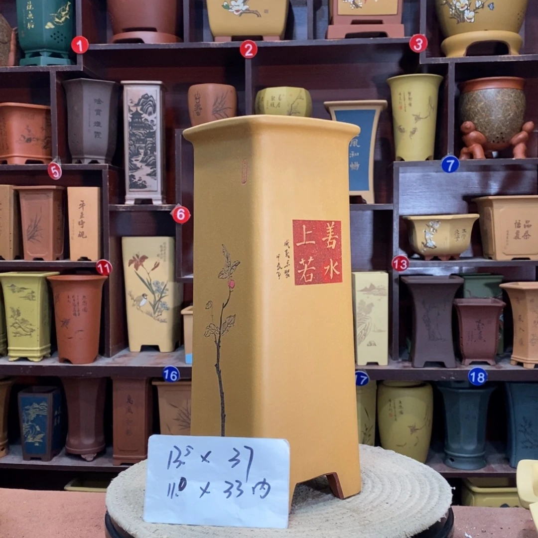 紫砂艺术紫砂花盆