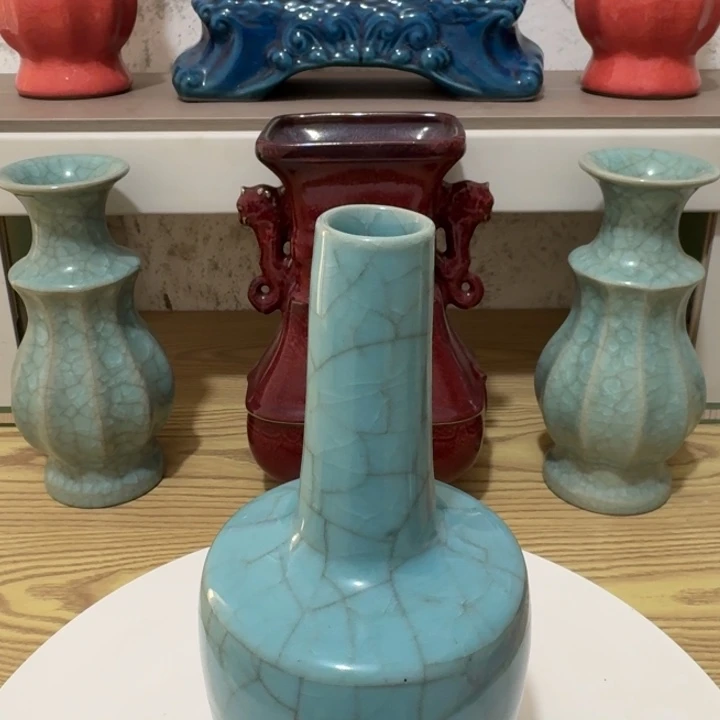 瓷片手工制作陶瓷摆件