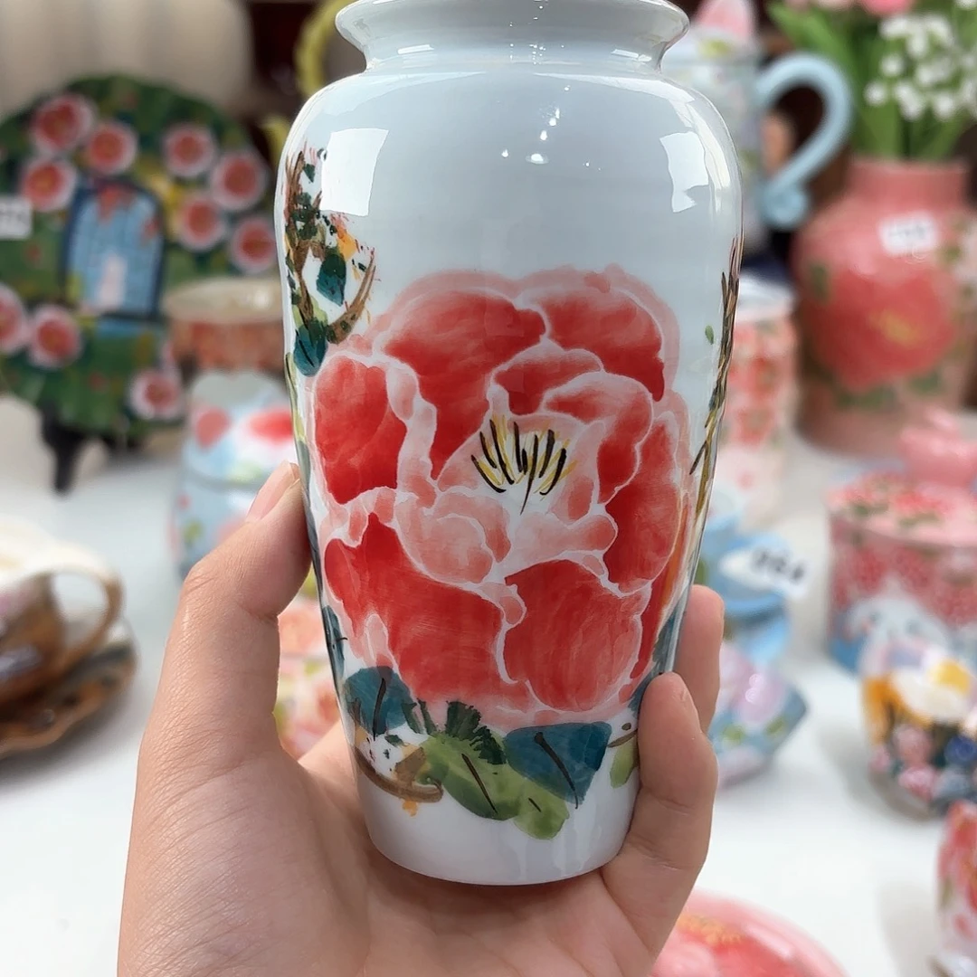 景德镇手绘高温釉下彩陶瓷茶具