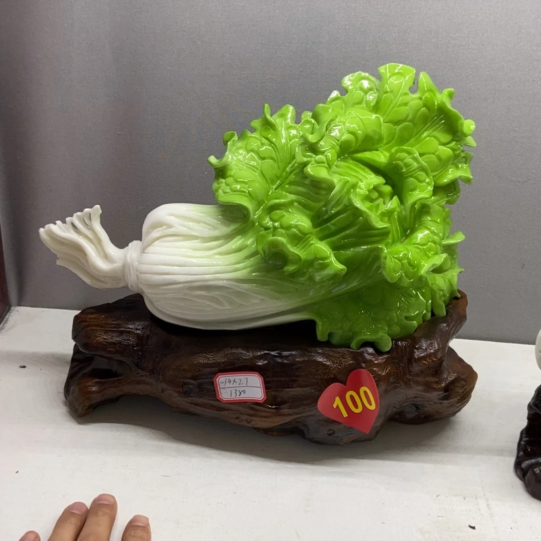 舍****玉白菜摆件家居摆件