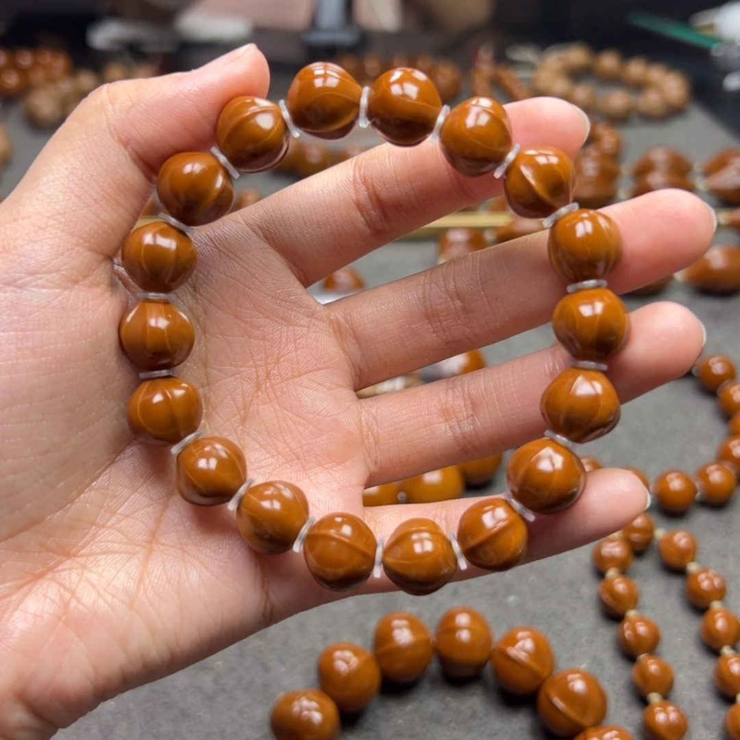 W****橄榄核手串/手链1.2鲨鱼背手串