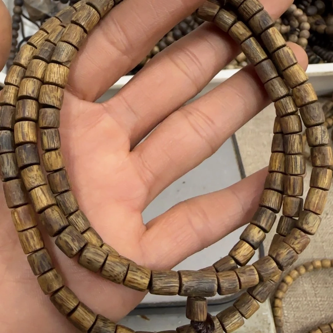 沉香木手串海南棋楠沉香乌身手串15