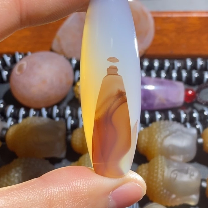 玛瑙/玉髓未镶嵌项链