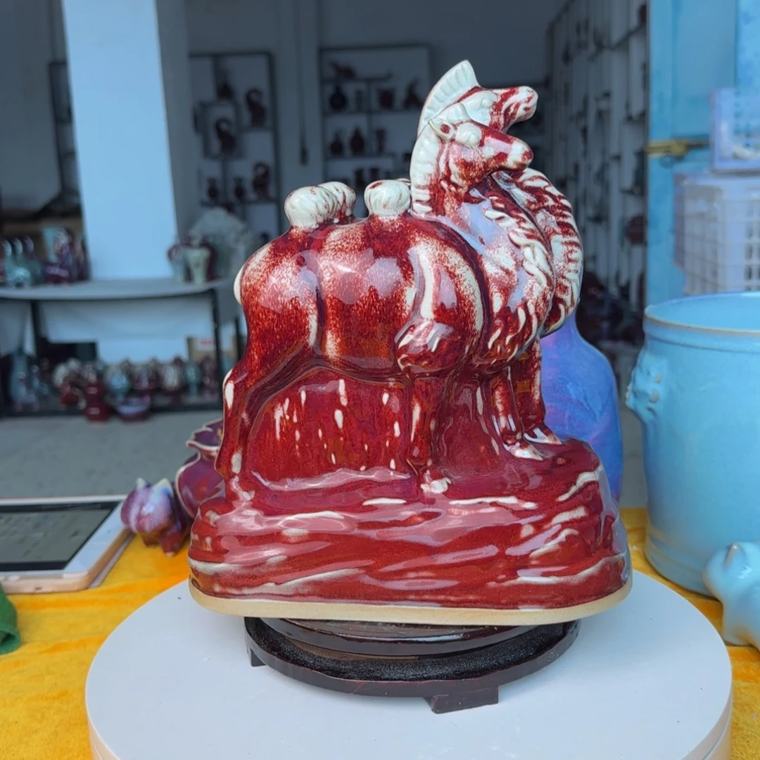 摆件郑家钧窑摆件