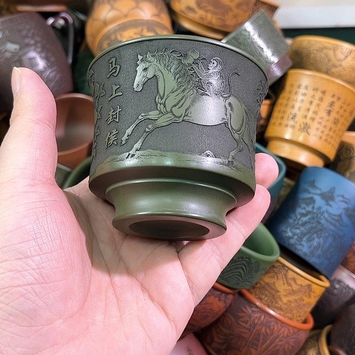 茶杯紫砂全手工紫砂主人杯