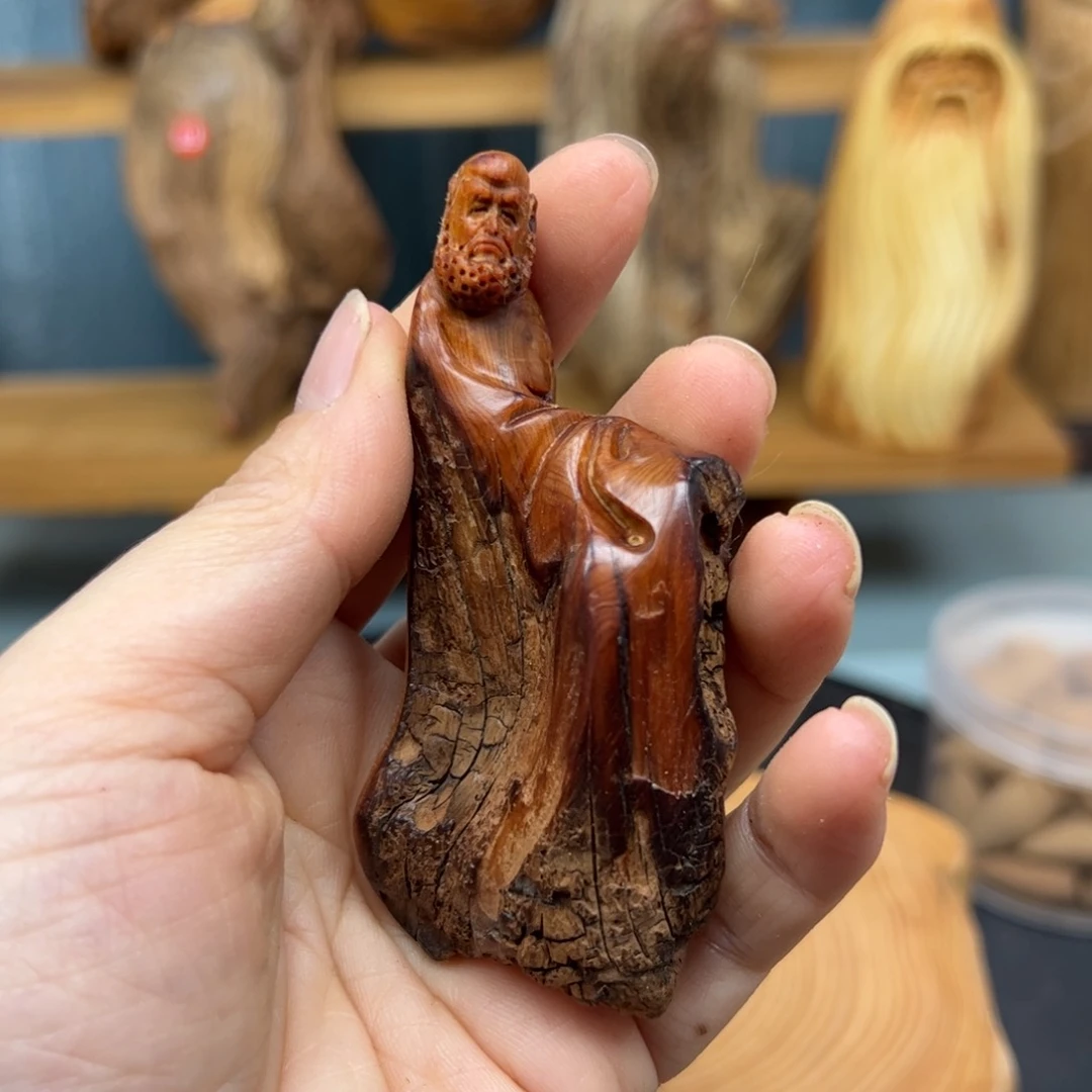 木卌*崖柏木摆件手把件