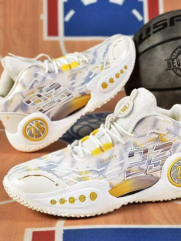 25新款夏季透气冰丝网面防滑耐磨经典百搭摩擦带声实战篮球鞋