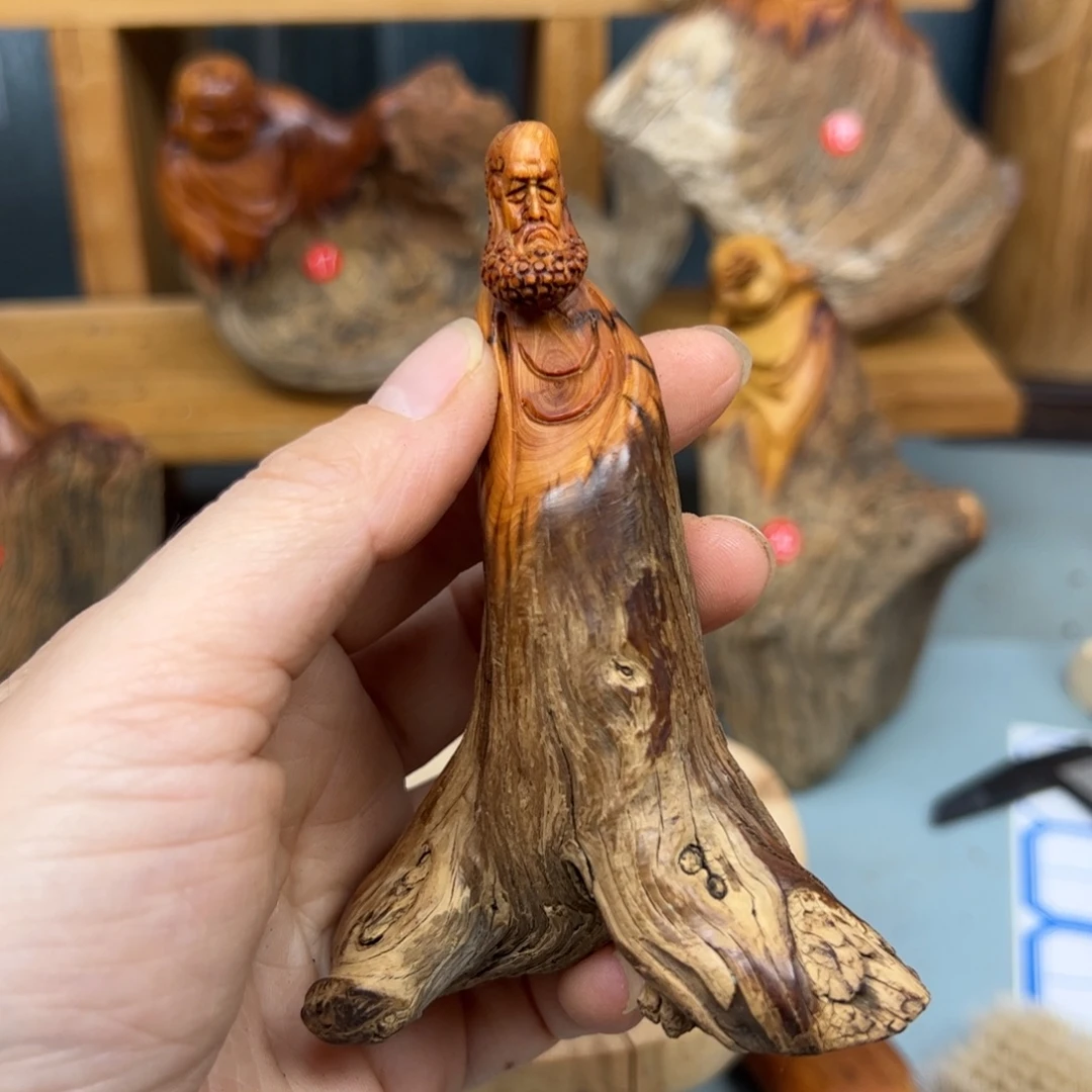 柏木崖柏木摆件手把件40