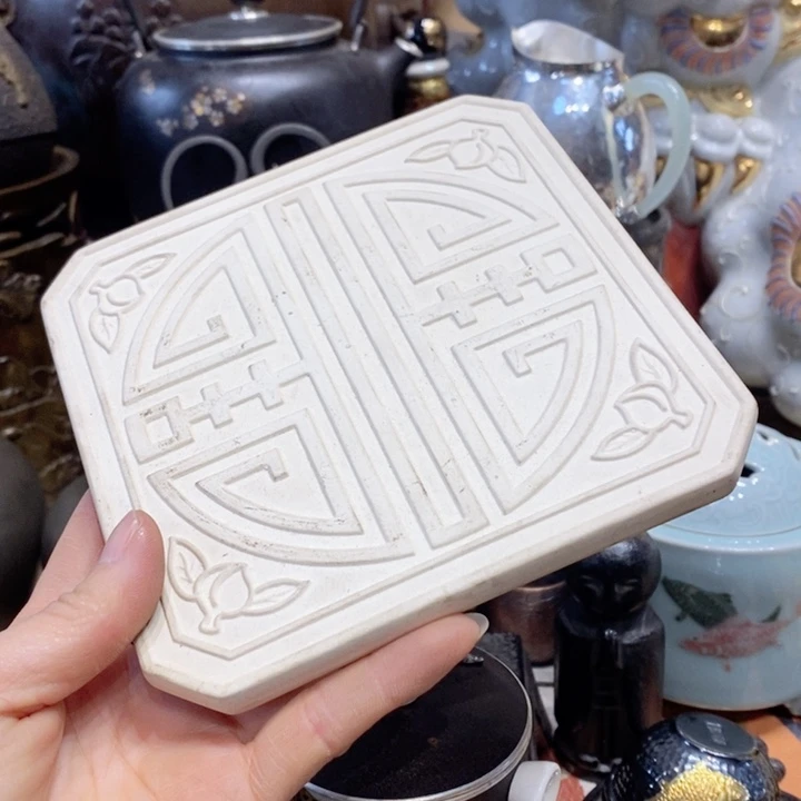 蜜安罐瓷香炉茶则