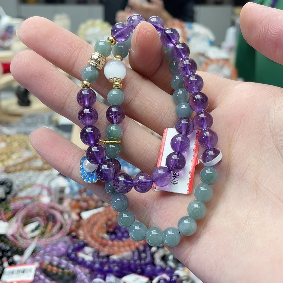 水晶手链未镶嵌紫水晶