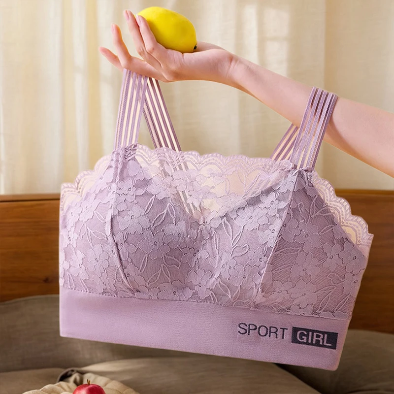 背心女蕾丝无痕透气防走光背心高弹力美背气质性感打底吊带少女夏