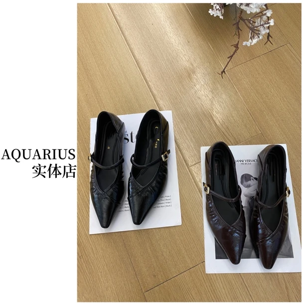 【AQUARIUS 】(玛丽珍升级）法式小众时装单鞋6680