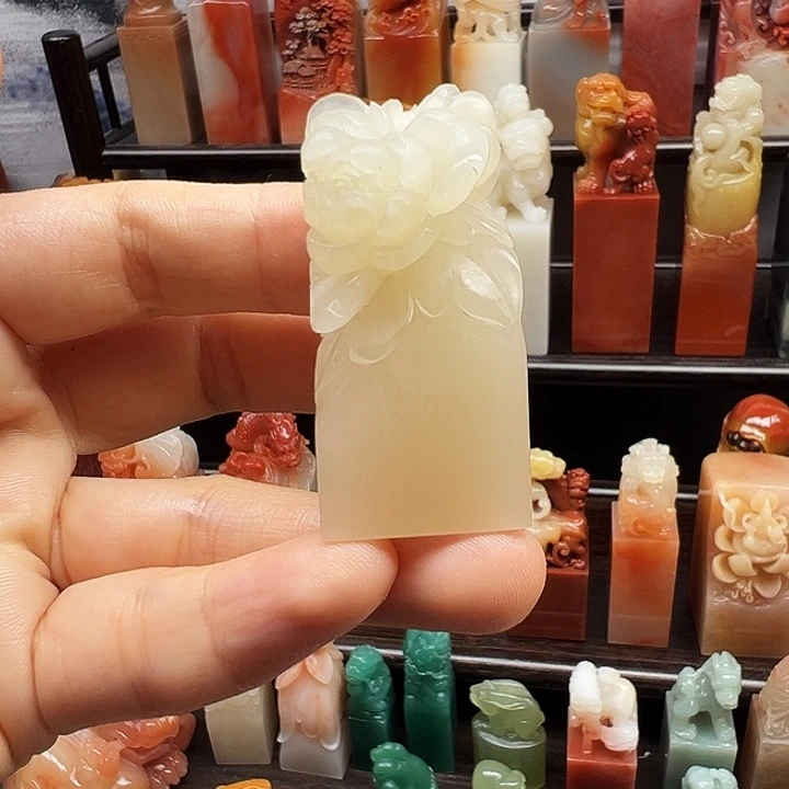 寿山石印石寿山石手工雕刻