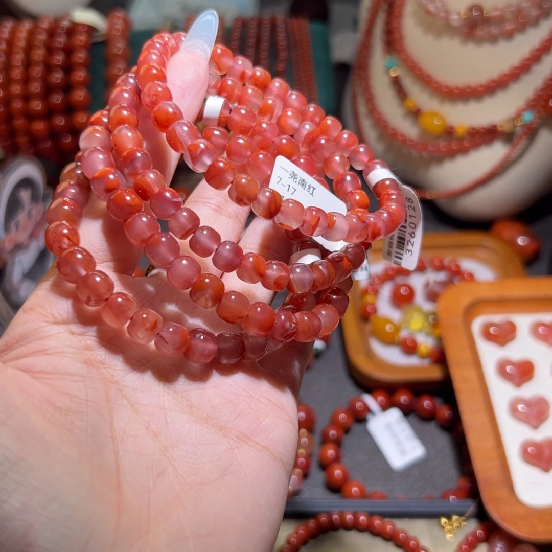 未镶嵌手链南红玛瑙7mm