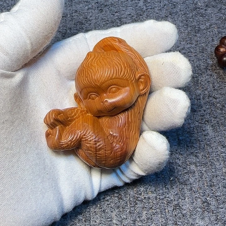 柏木（崖柏）全陈化老料把件