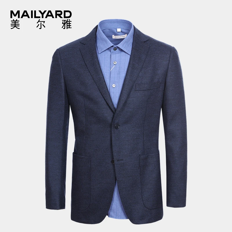 MAILYARD/美尔雅西服单件商务男士春秋后中开衩休闲西装上衣453