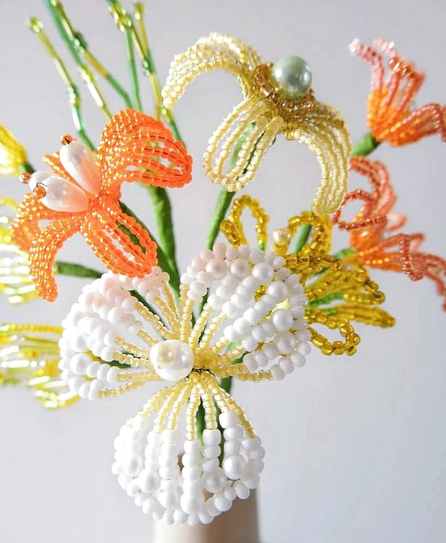 1~200号幸以 米珠玻璃 精美古董珠混装DIY手工珠子散珠配件 批发