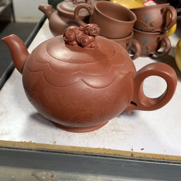 紫砂茶壶原矿手工355