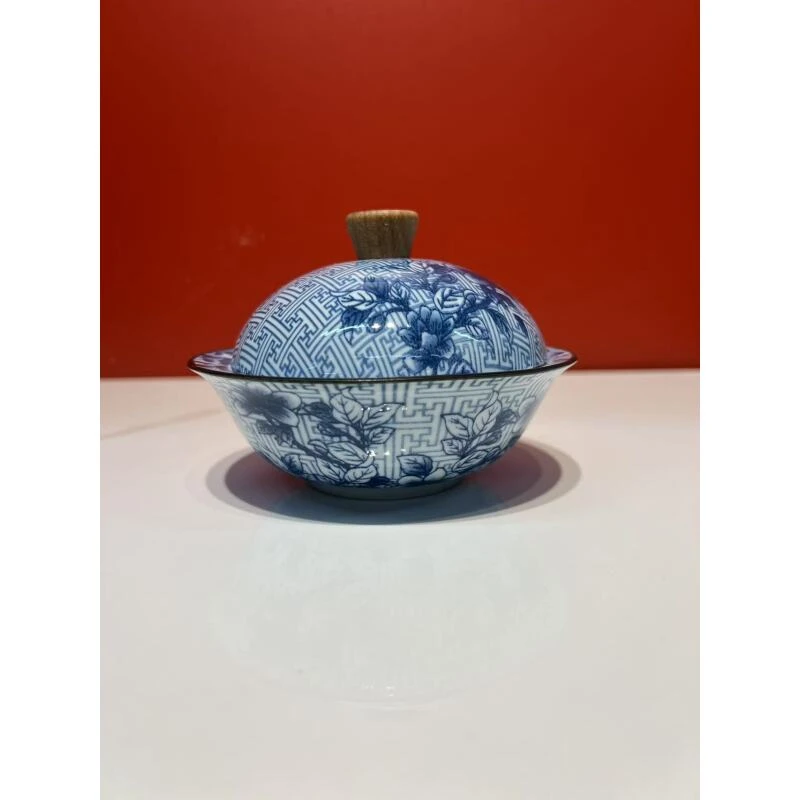 山茶花烟灰缸（矮）124 ZHZ012