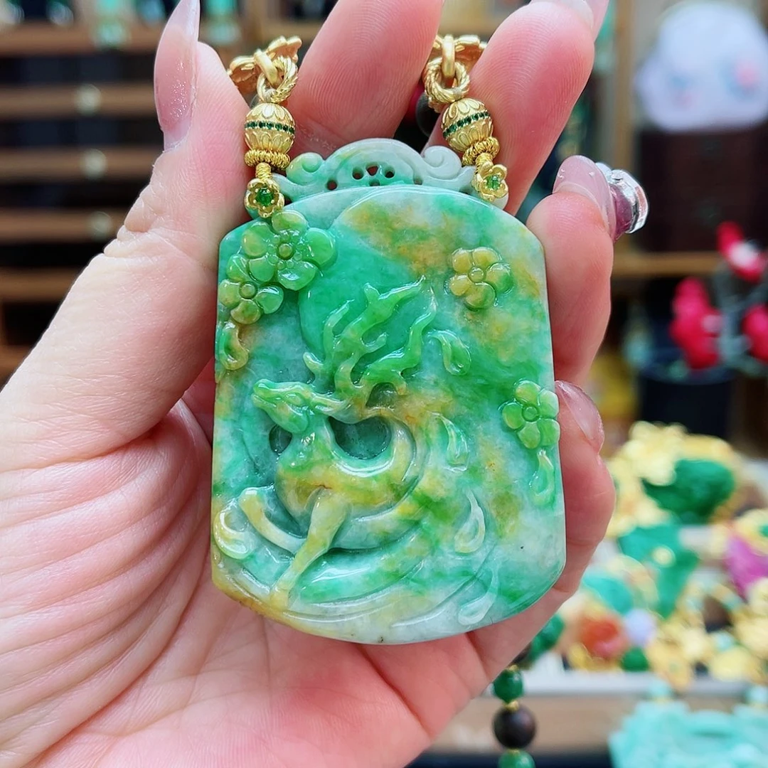 颈饰合金翡翠48小时鉴赏期