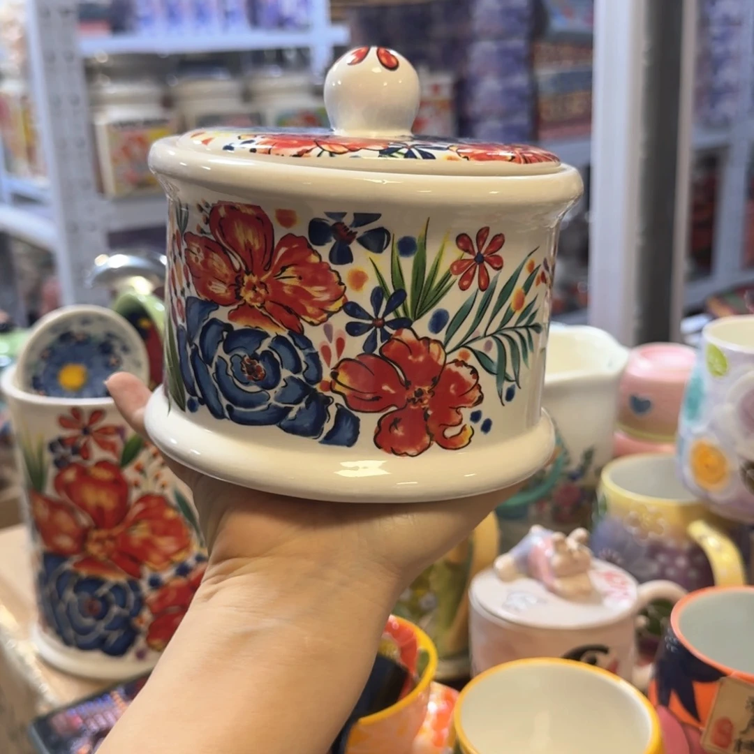 700毫升繁花密封罐一只看图