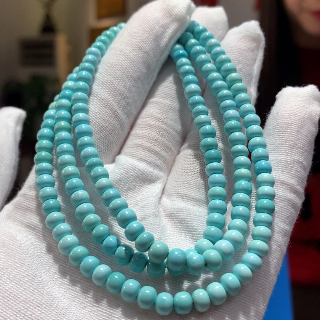 未镶嵌绿松石长链