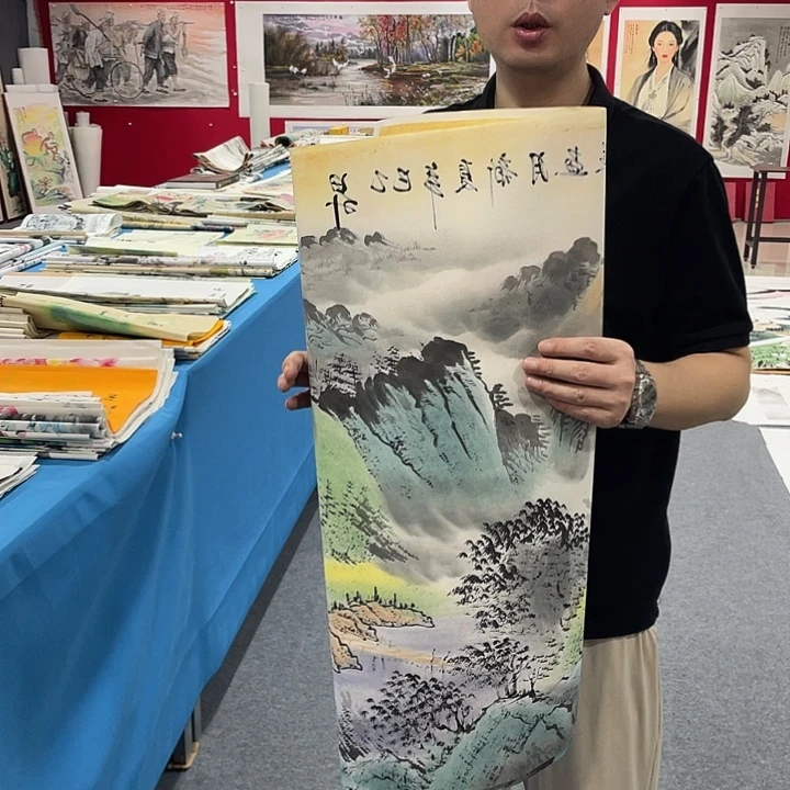 国画今天早上国画作品欣赏
