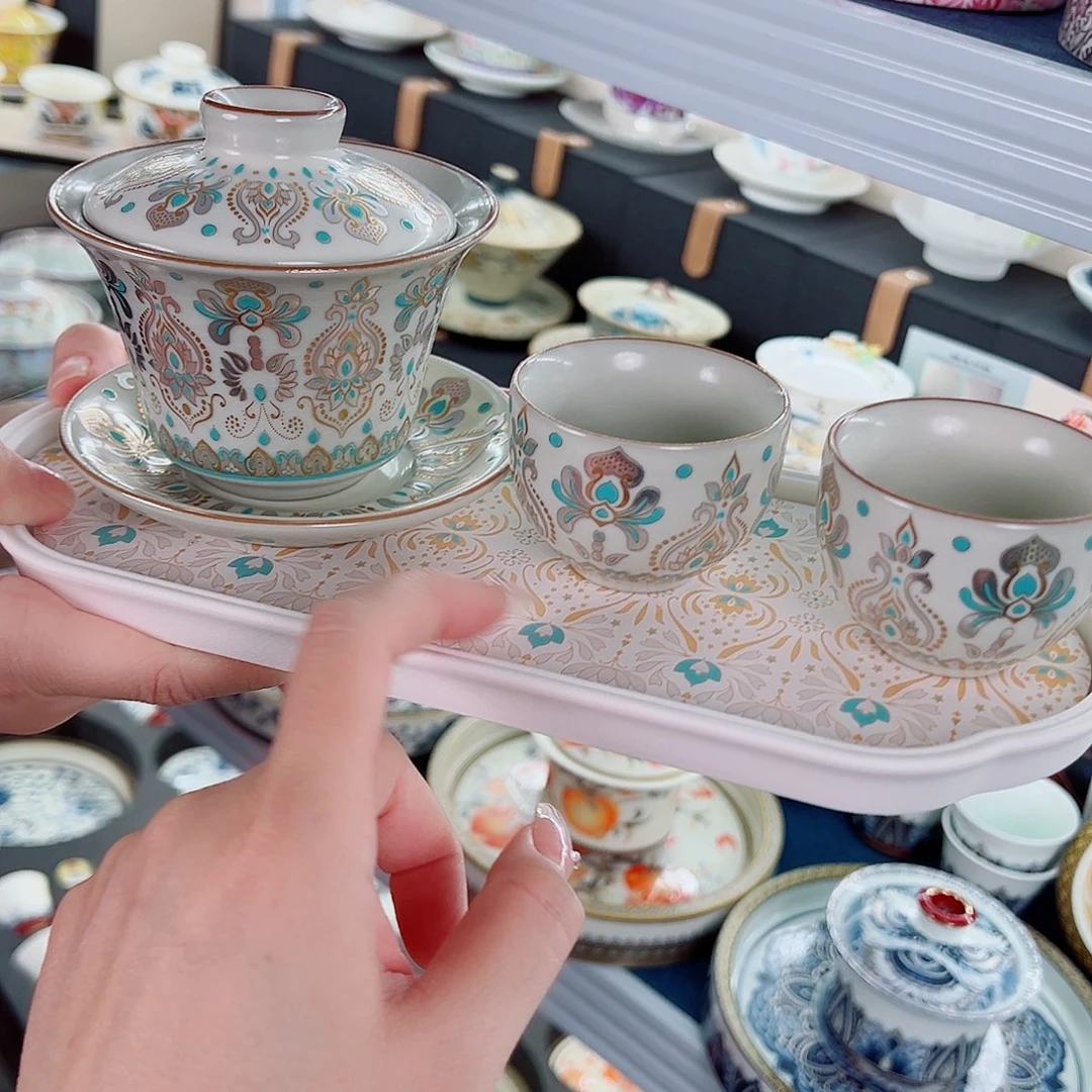 展厅盖碗清库存，个位数起