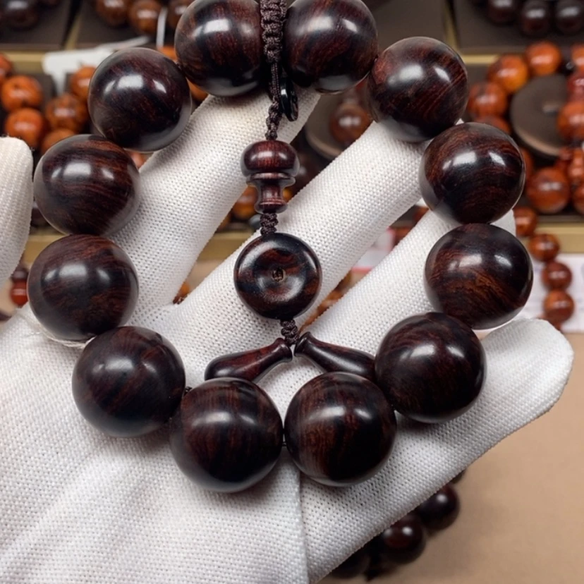 【闪购商品】黄花梨/降香黄檀手串/手链范*海南黄花梨2.0紫油梨