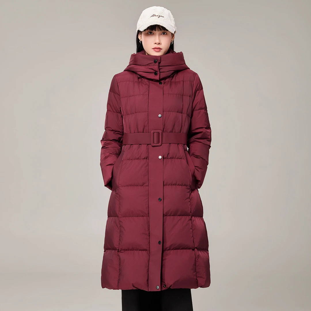 【众心专属】歌蒂诗冬季专柜新品防风保暖连帽羽绒服 8E46Y3955